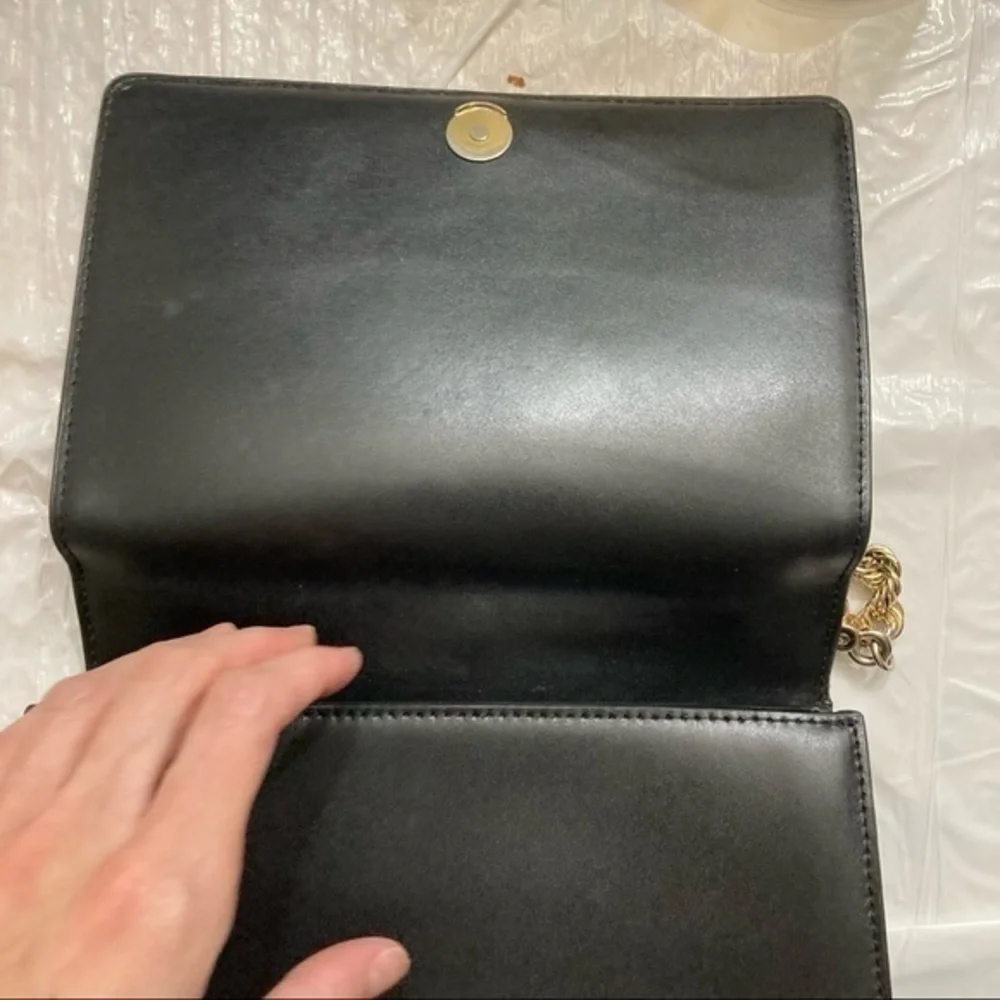 Michael kors black leather shoulder bag “cool”